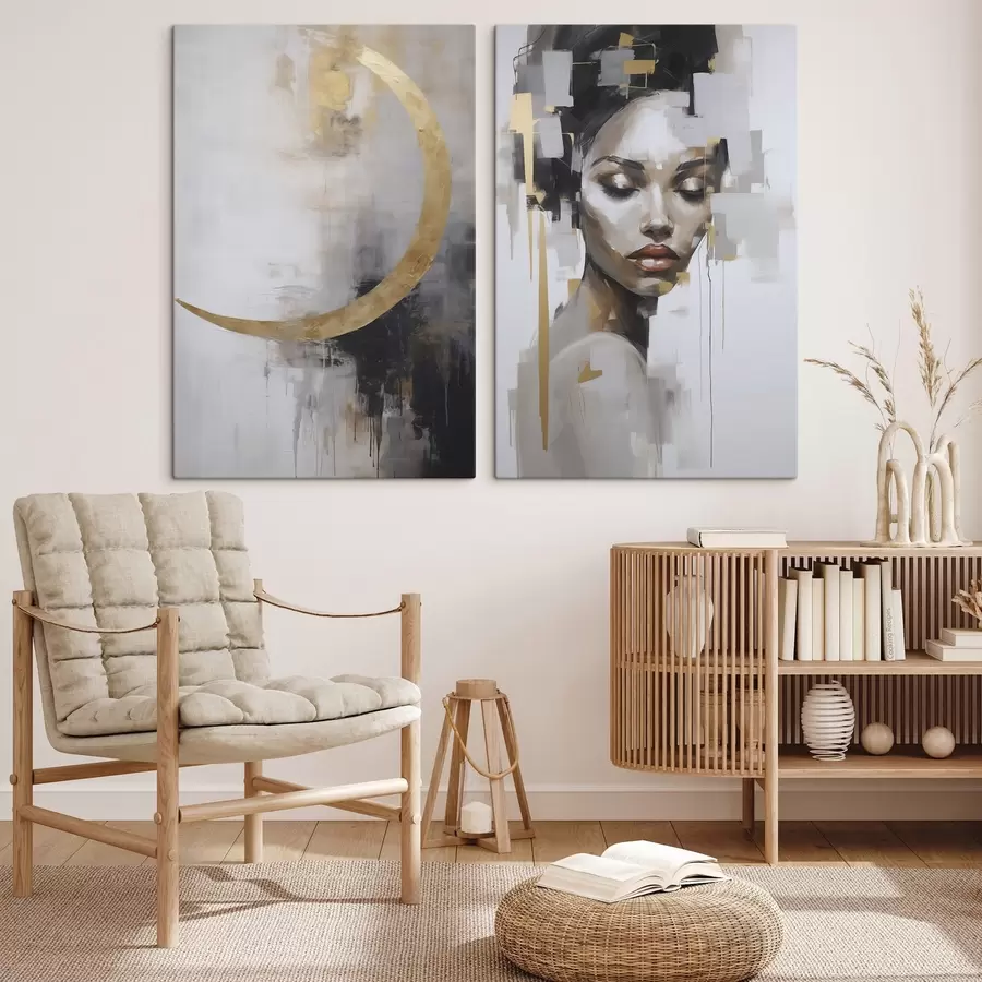 Glezna Glezniecības abstrakcijas imitācija m00998