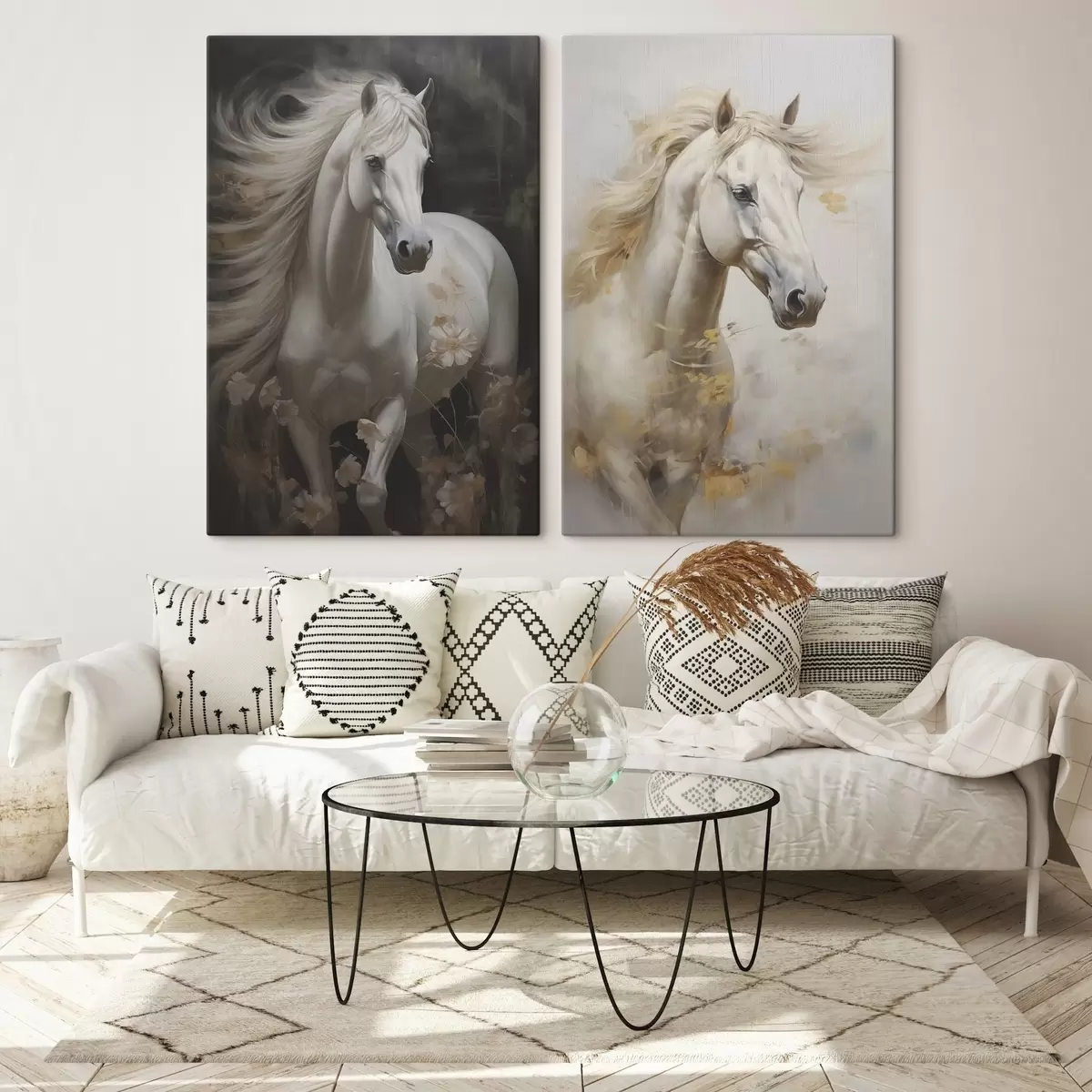 Glezna Zirga imitācija glezniecībā m01000