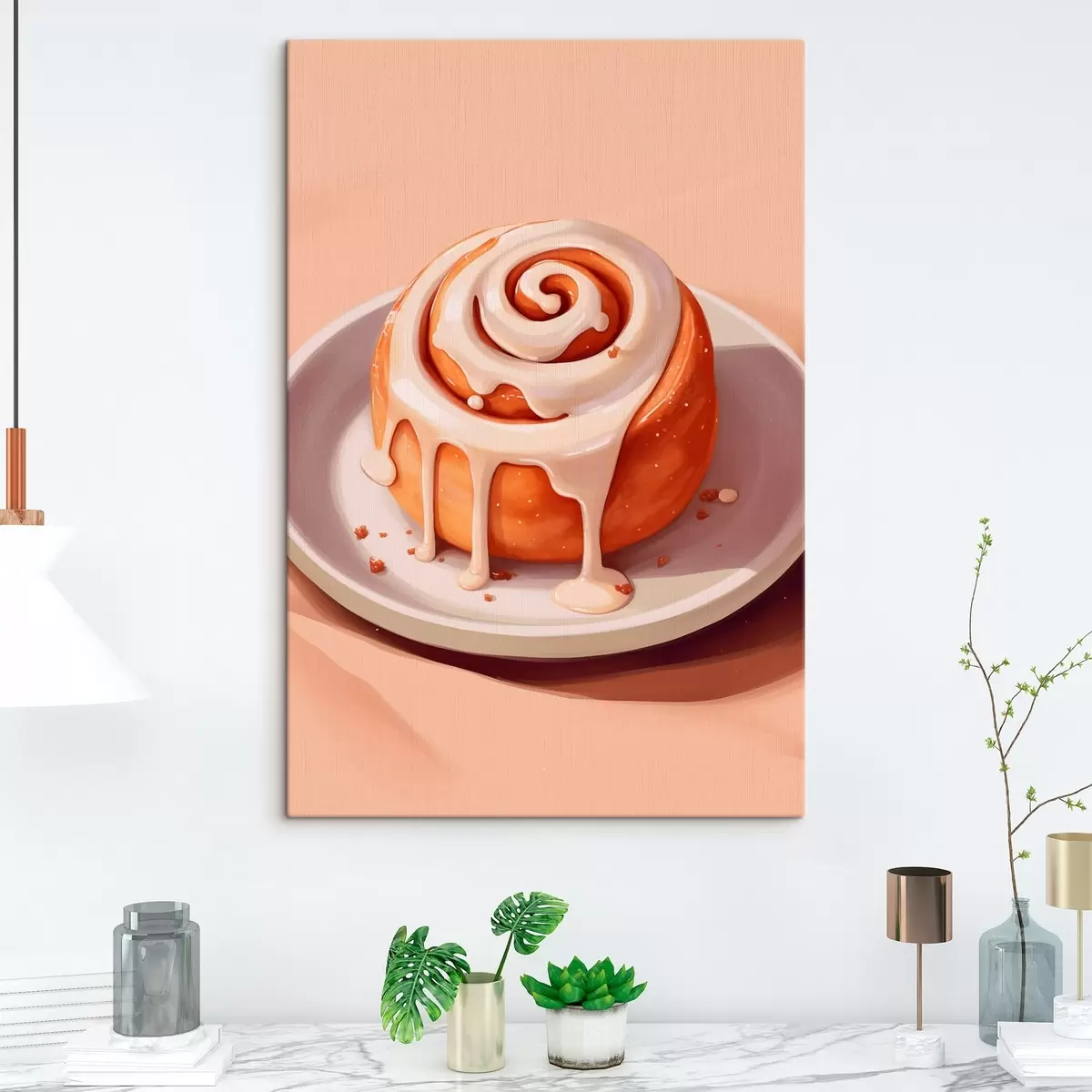 Glezna Kanēļa rulete ar krējuma glazūru s46624