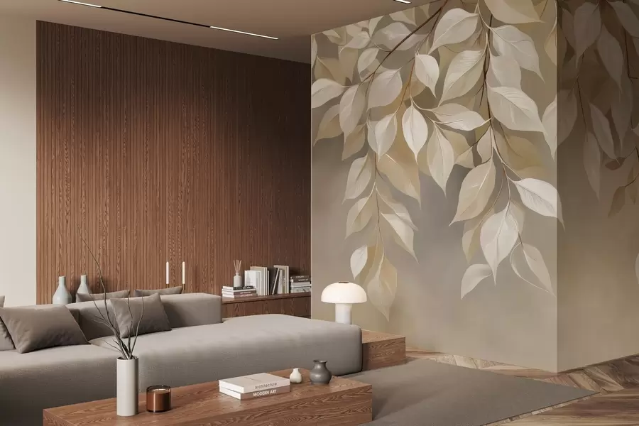 Fototapetes Kāpostu zariņš ar lapām w04899