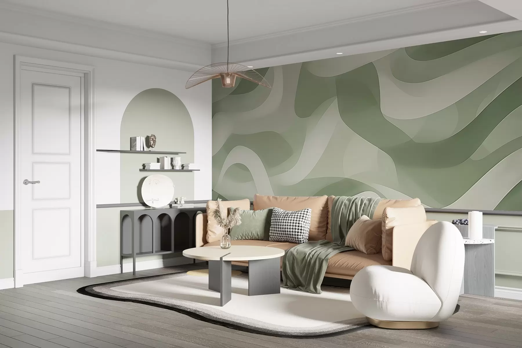 Fototapetes Abstraktie viļņi w04888