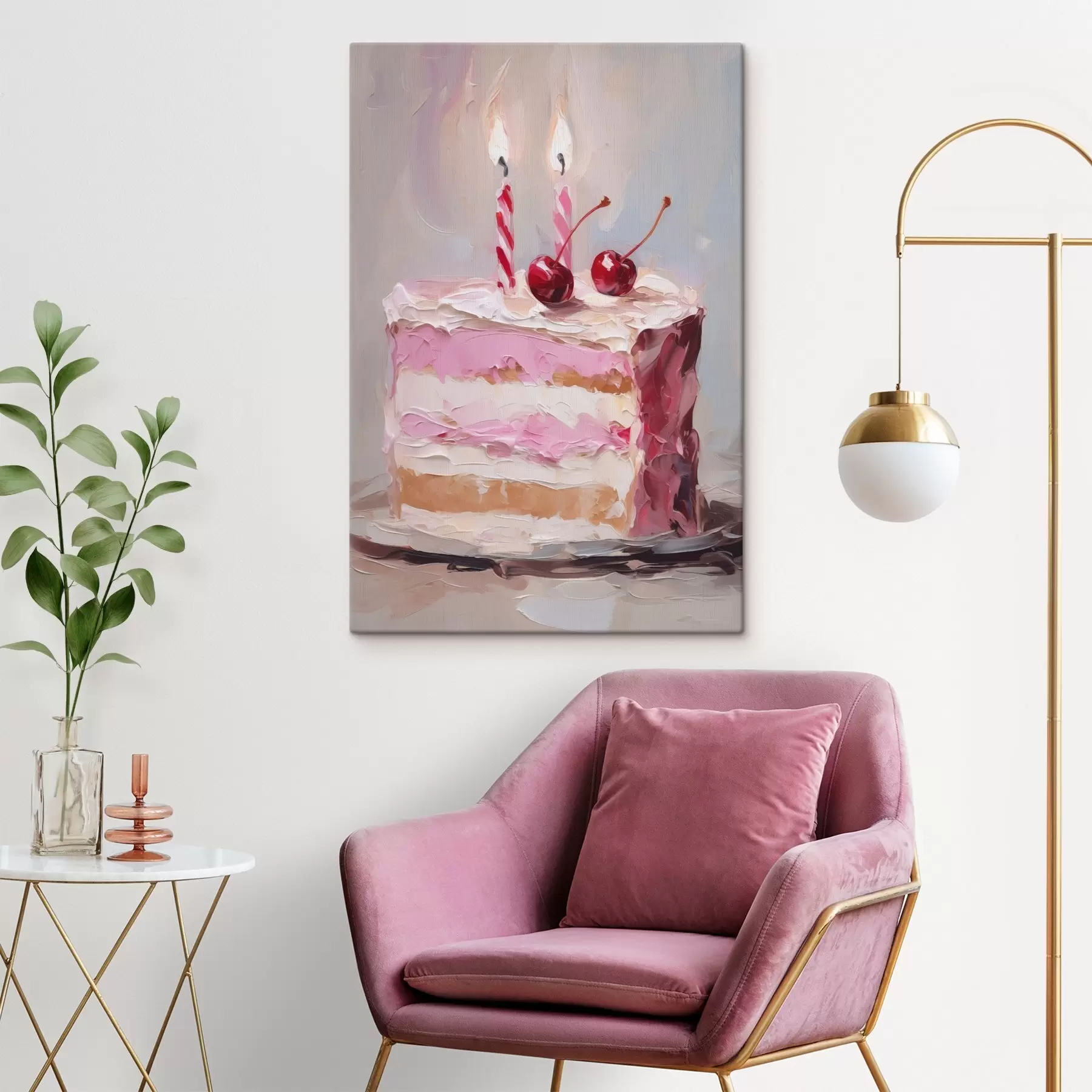 Glezna Kūka, kas imitē gleznu s46718