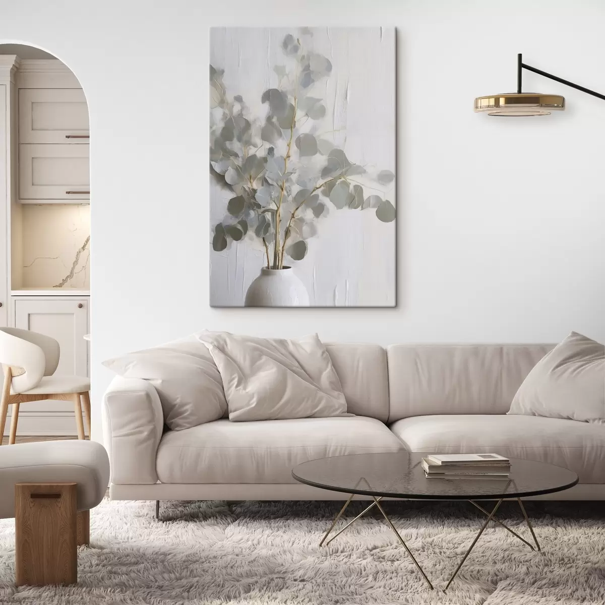 Glezna Zari vāzē imitācijas glezna s46719