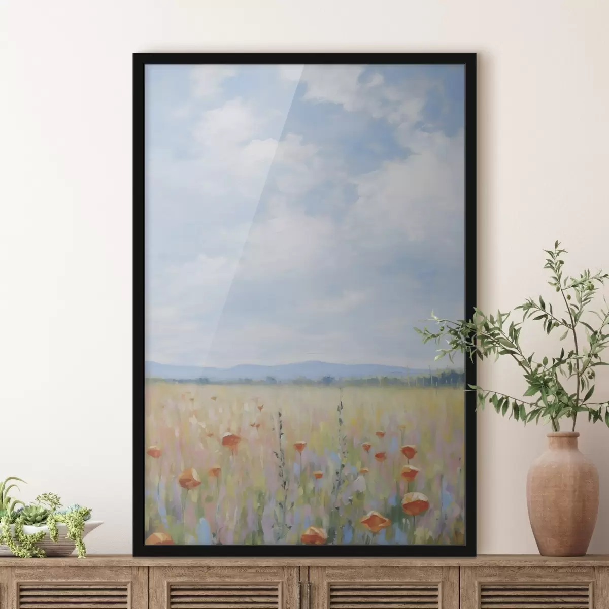 Plakāts Lauka imitācijas gleznošana f46715