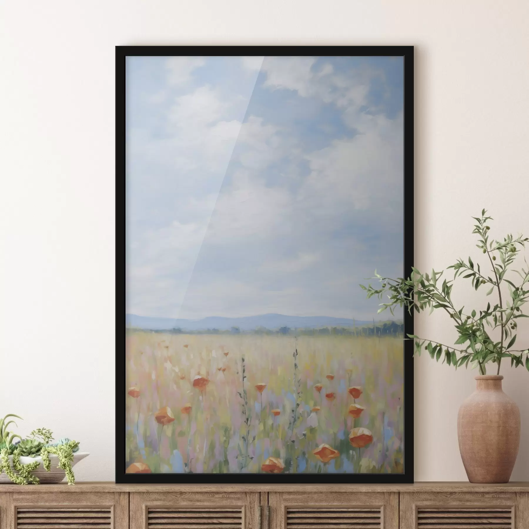 Fototapetes Lauka imitācijas gleznošana f46715