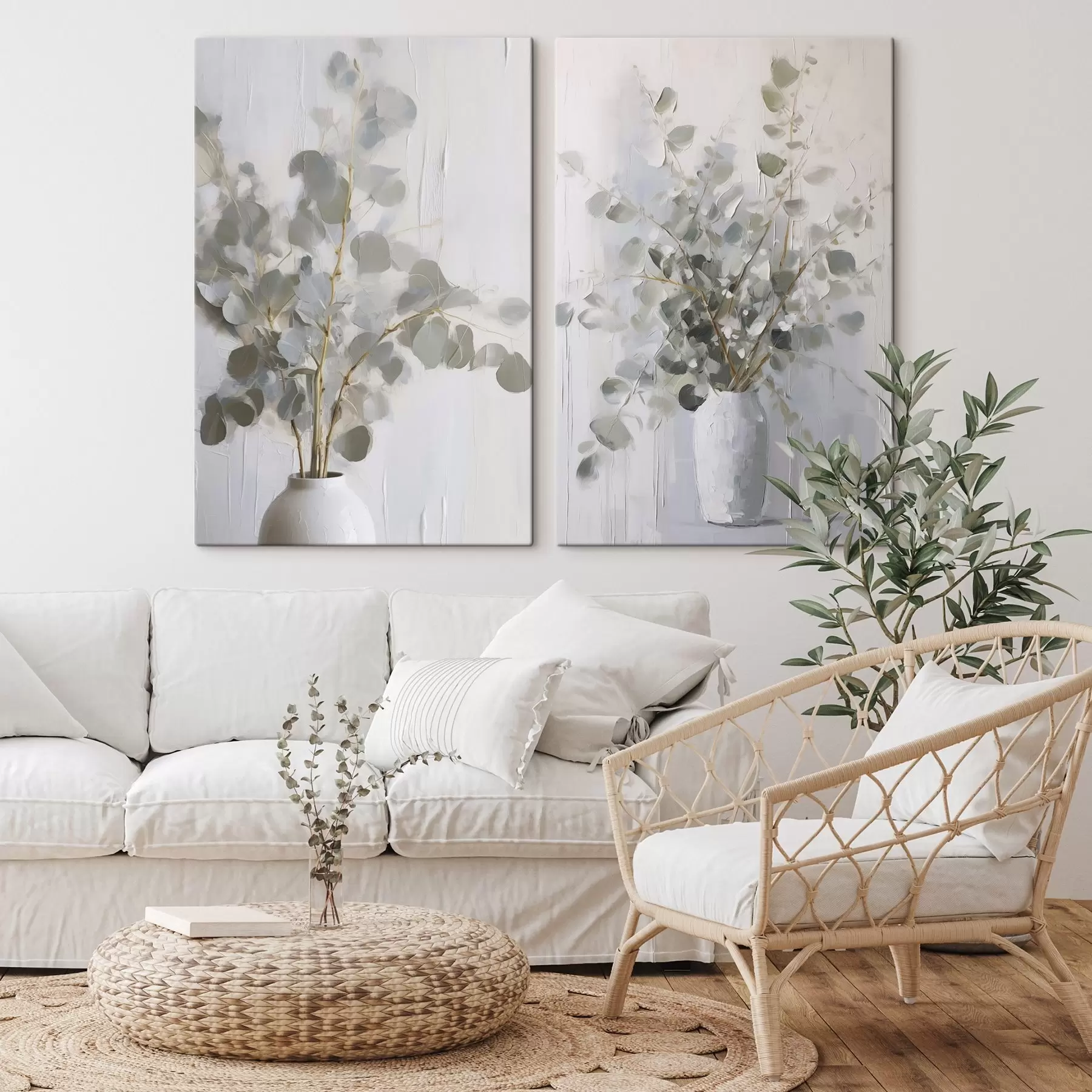 Glezna Zari vāzē imitācijas glezna m01020