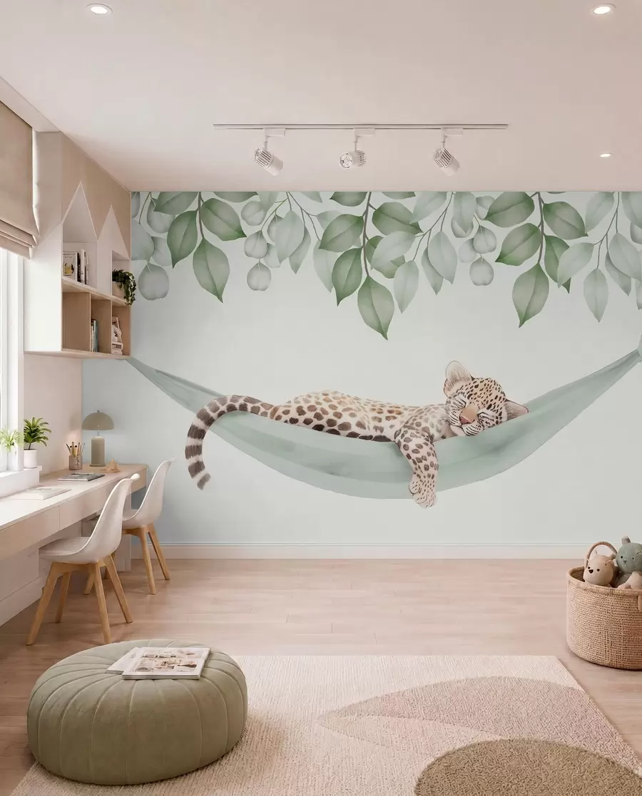 Fototapetes Leoparda siesta w04881