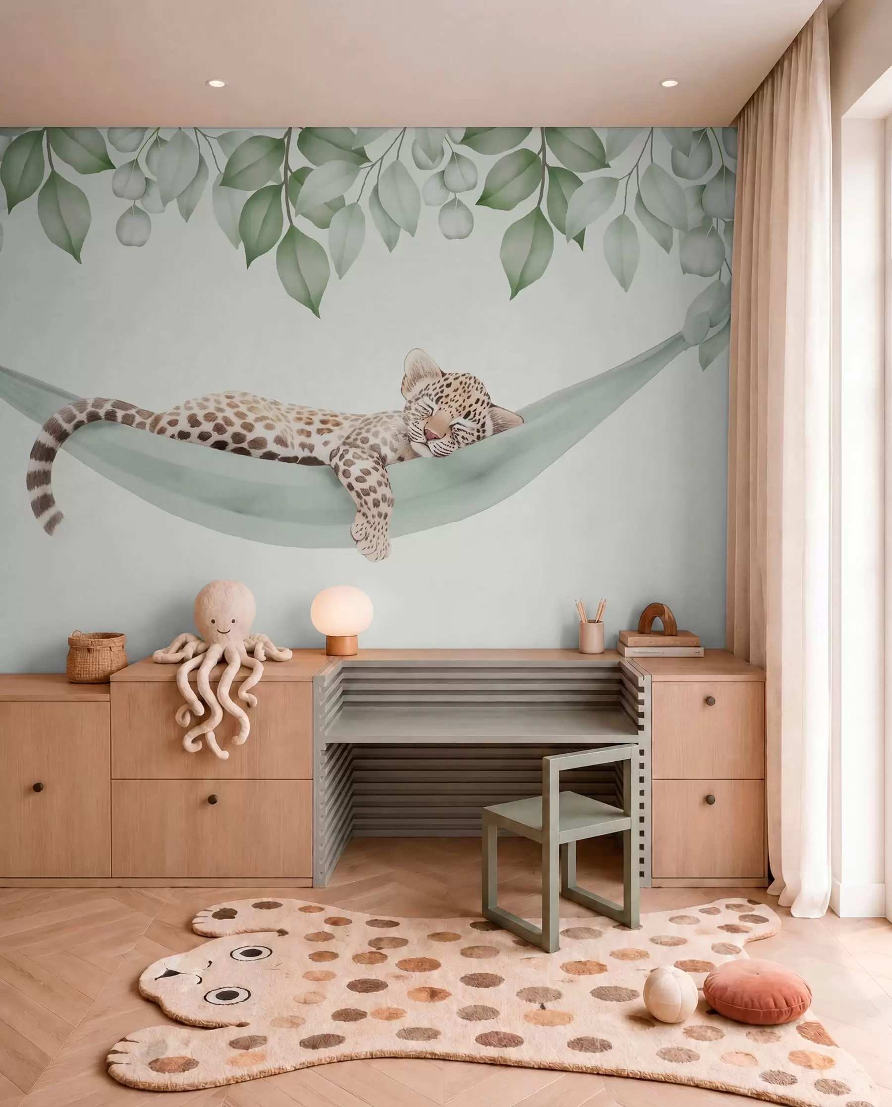 Fototapetes Leoparda siesta w04881
