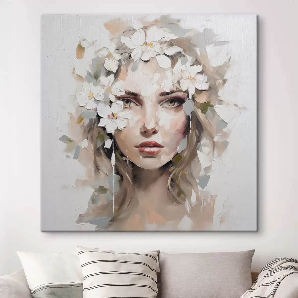 Glezna Abstraktā portreta glezniecības imitācija s46749