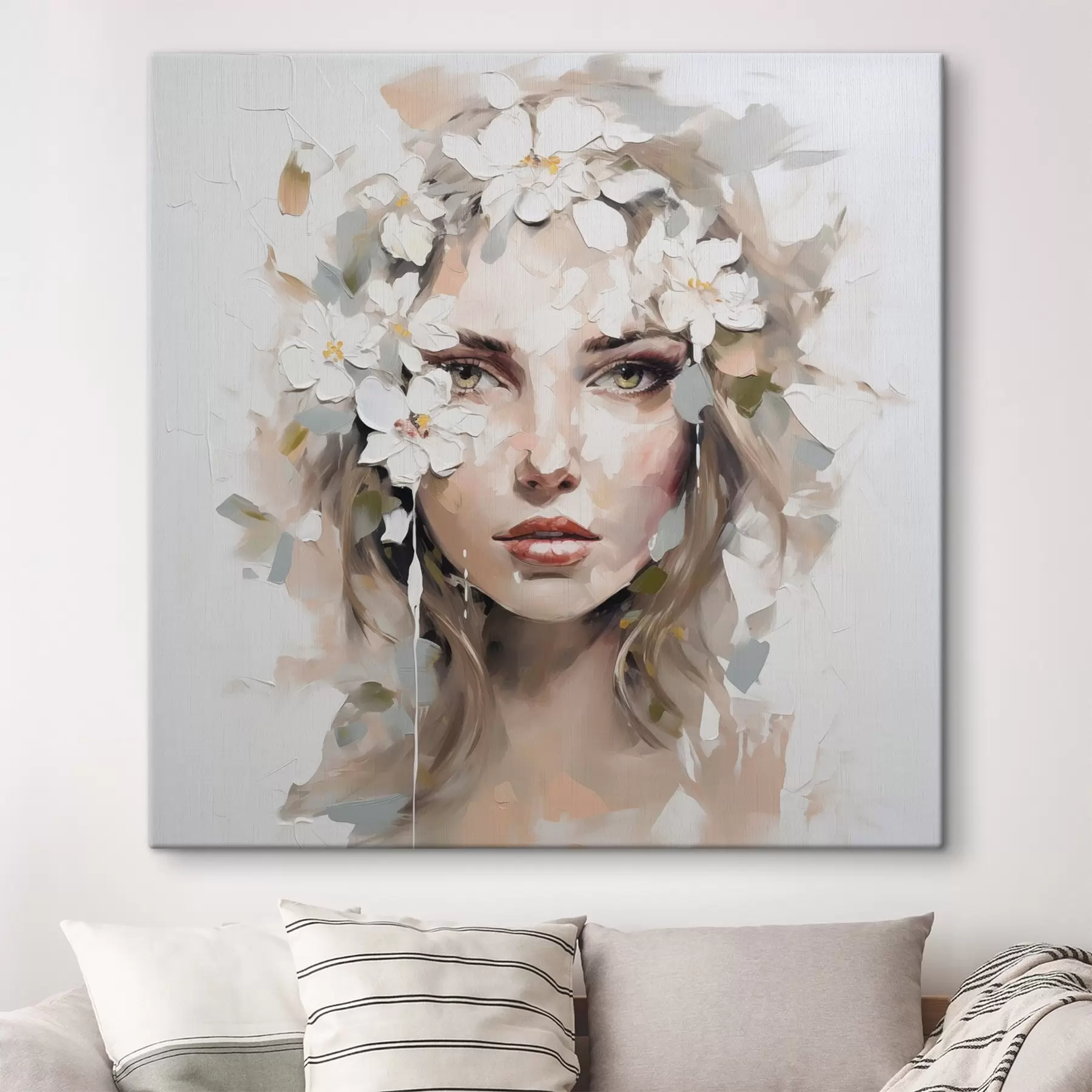 Glezna Abstraktā portreta glezniecības imitācija s46749