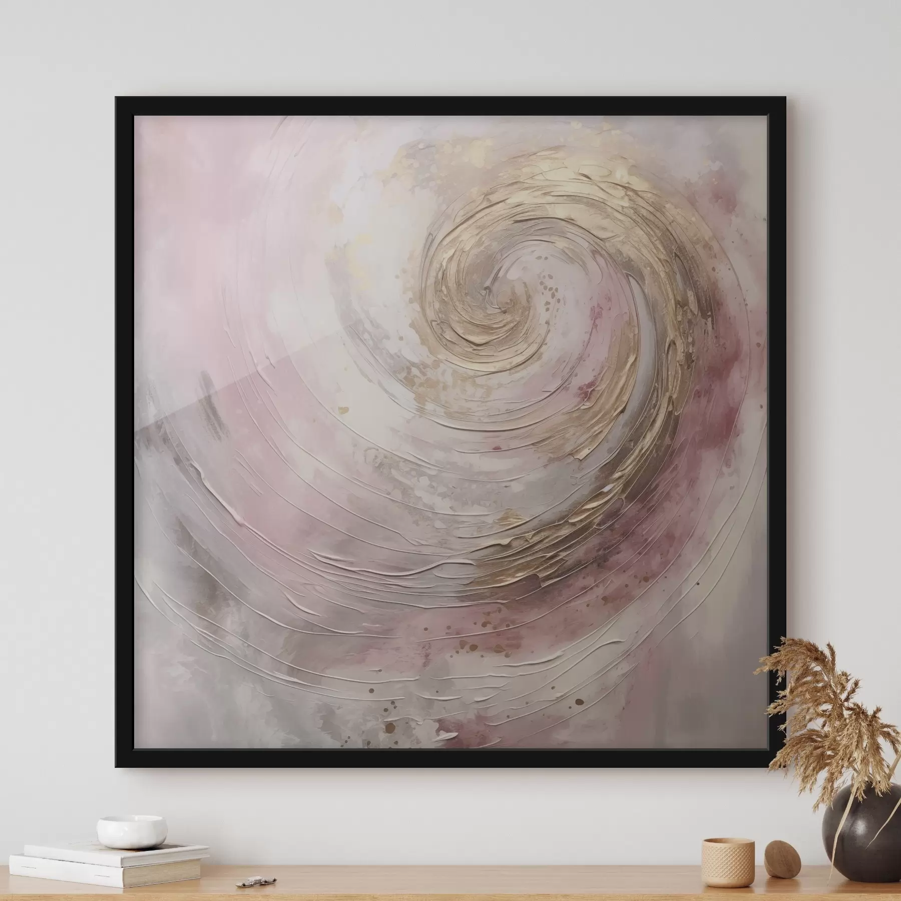 Fototapetes Abstrakts virpulis, imitācijas glezna f46745