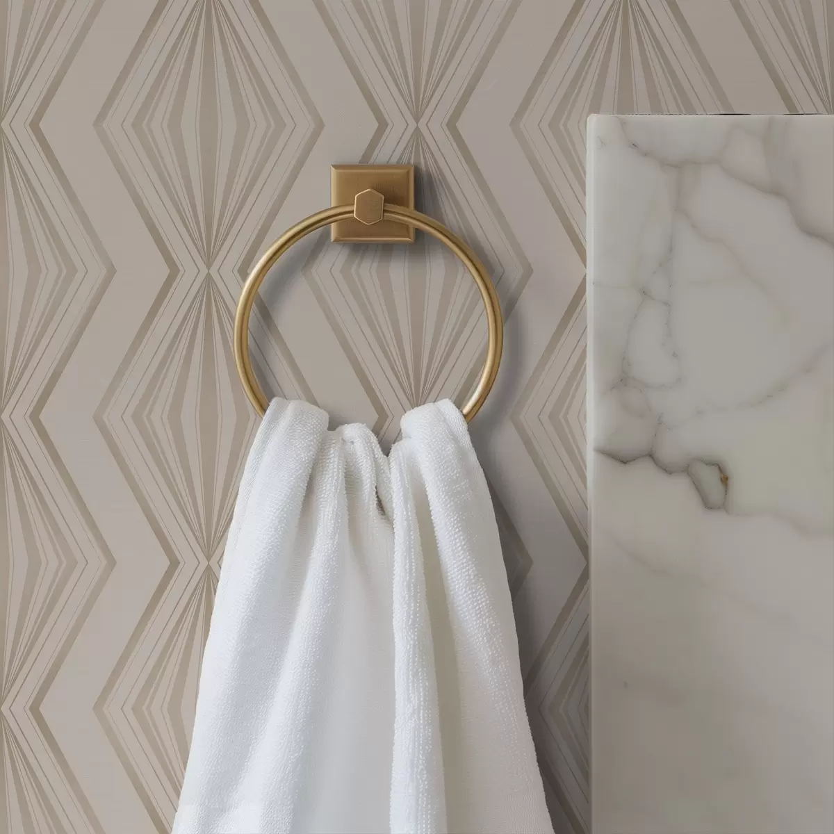 Tapetes Viegla dimanta rotājums mierīgos smilškrāsas toņos a00925v2