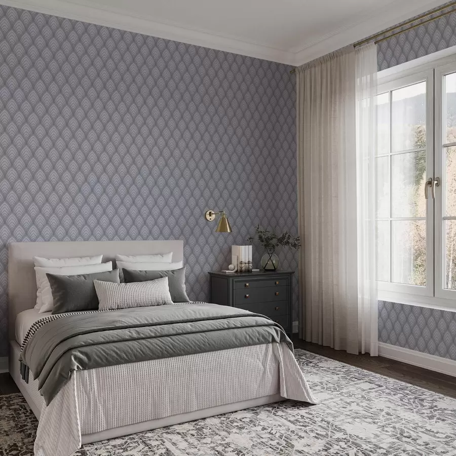 Fototapetes Apjoma pelēkā toņu loki ar maigu gradāciju a00989