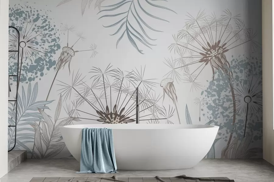 Fototapetes Pienene starp lapām w04942