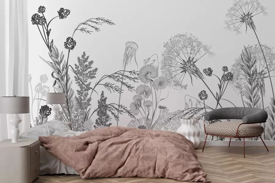 Fototapetes Savvaļas ziedi w04943v3