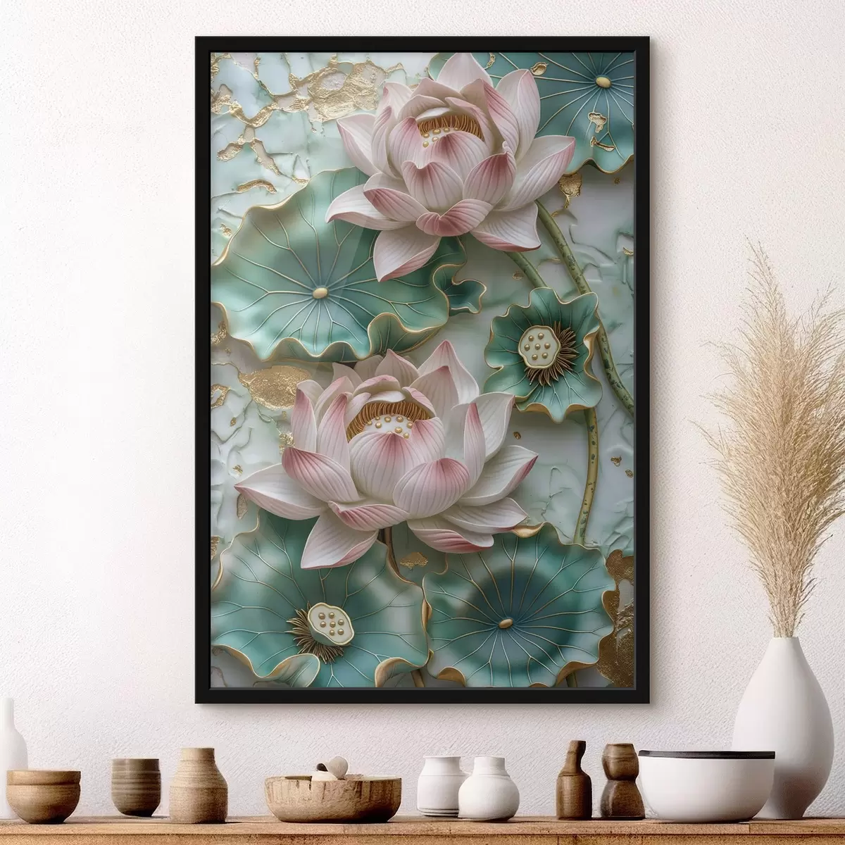 Plakāts Lotosa ziedi f46798