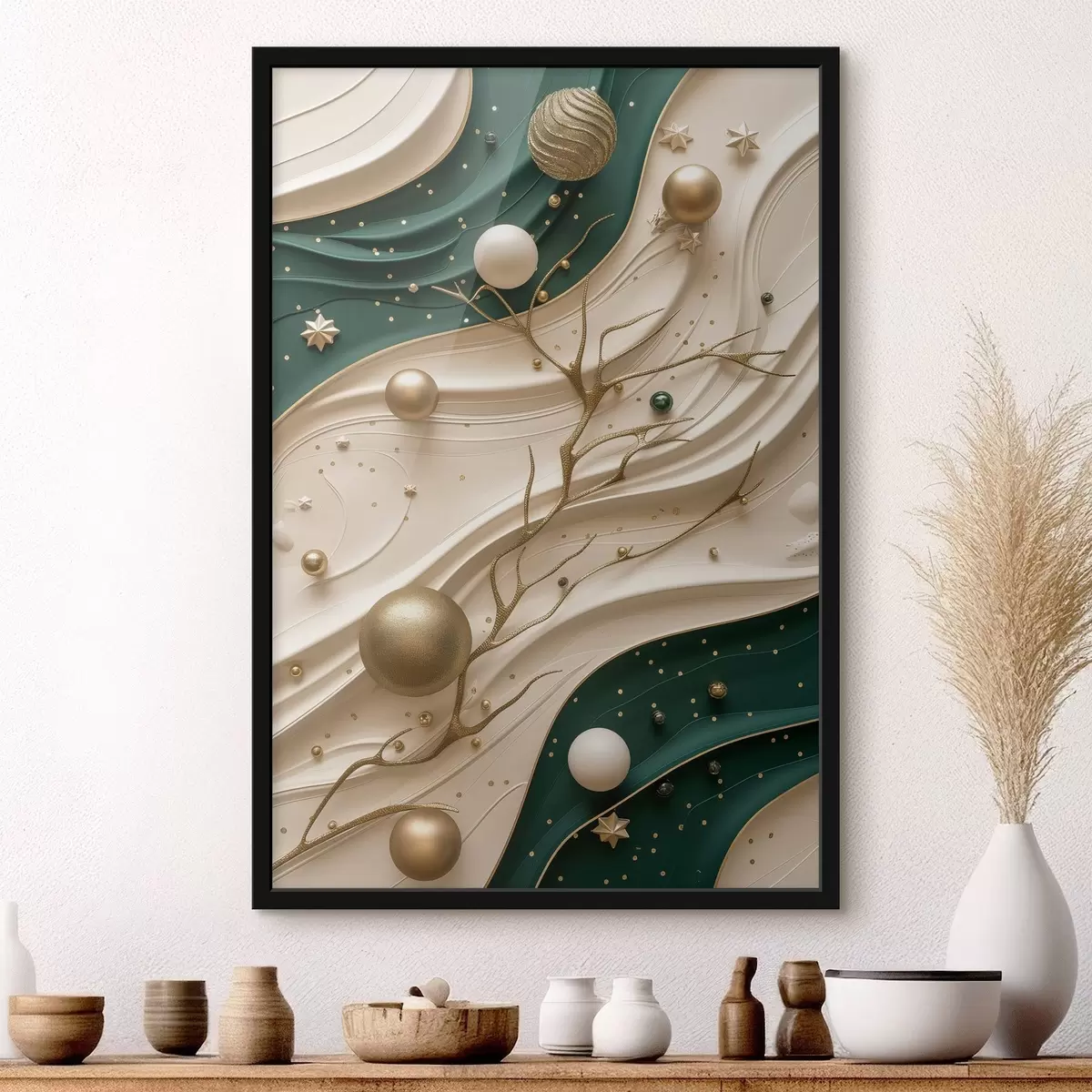 Plakāts Jaunā gada abstrakcija f46799