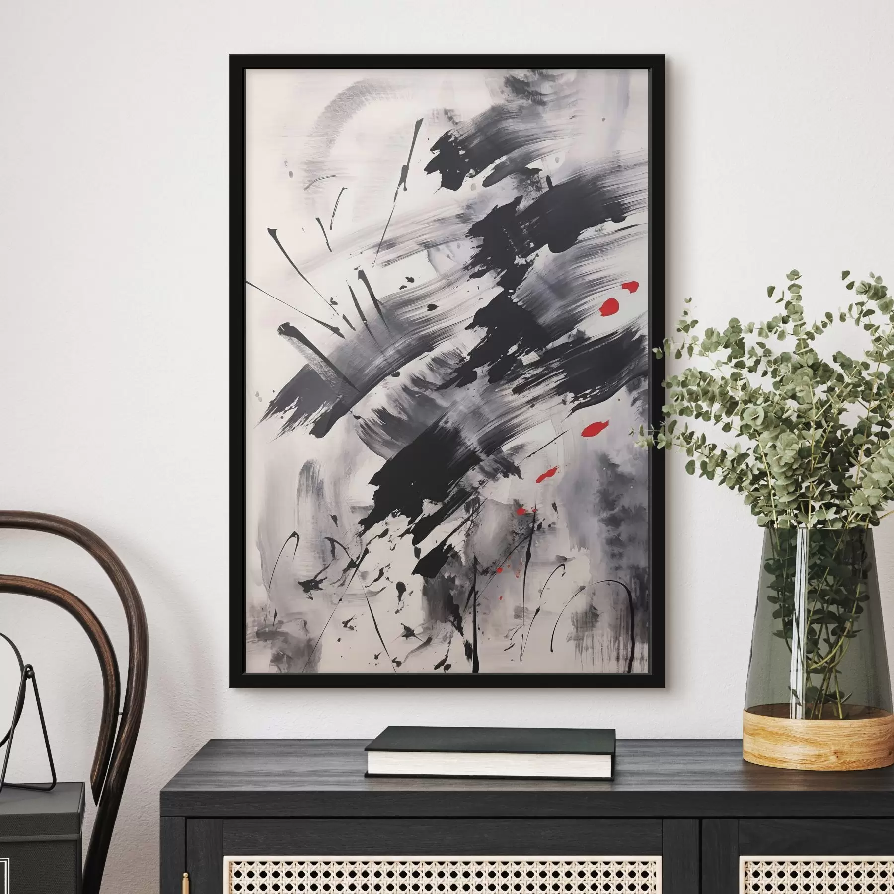 Fototapetes Abstrakcija ar šļakatu un otu triepienu imitāciju f46783