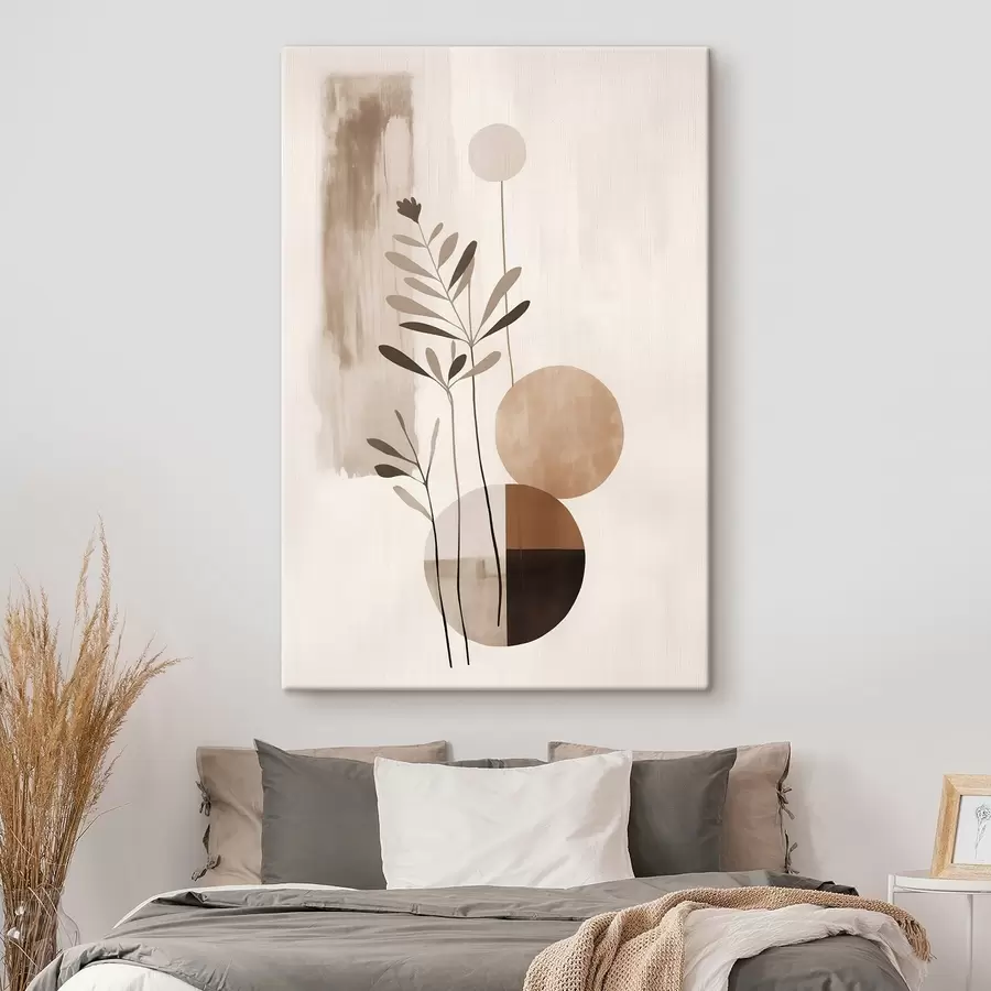 Glezna Abstrakcija ar augu s46782