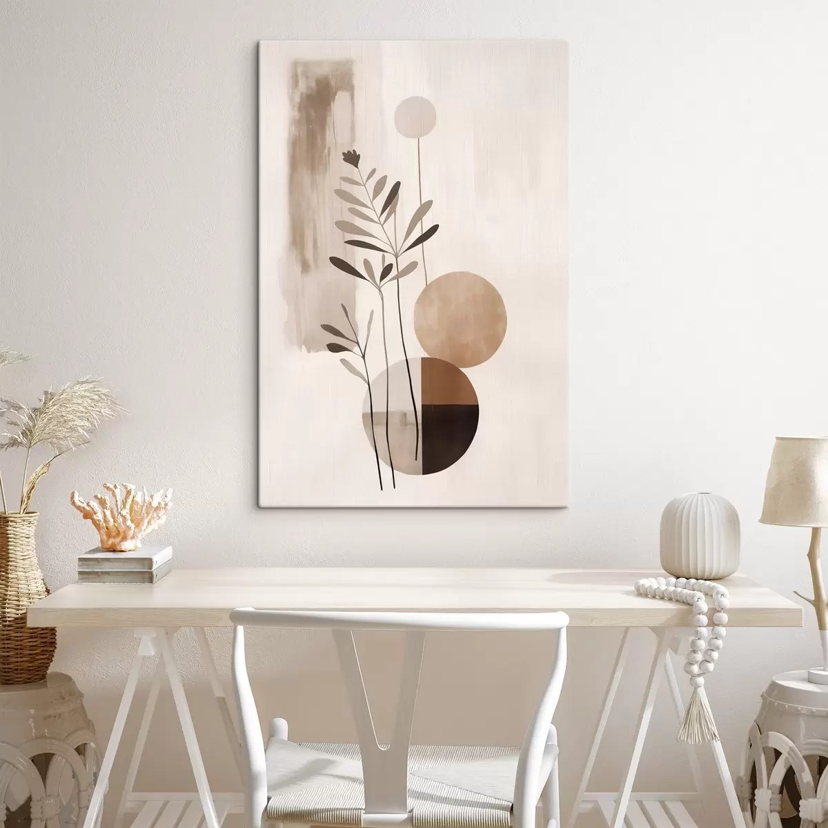 Glezna Abstrakcija ar augu s46782