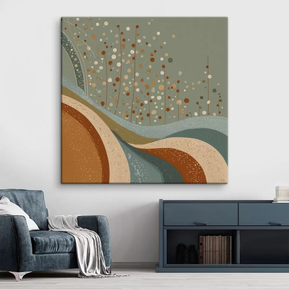 Glezna Kompozīcija ar dekoratīviem maziem elementiem s46653