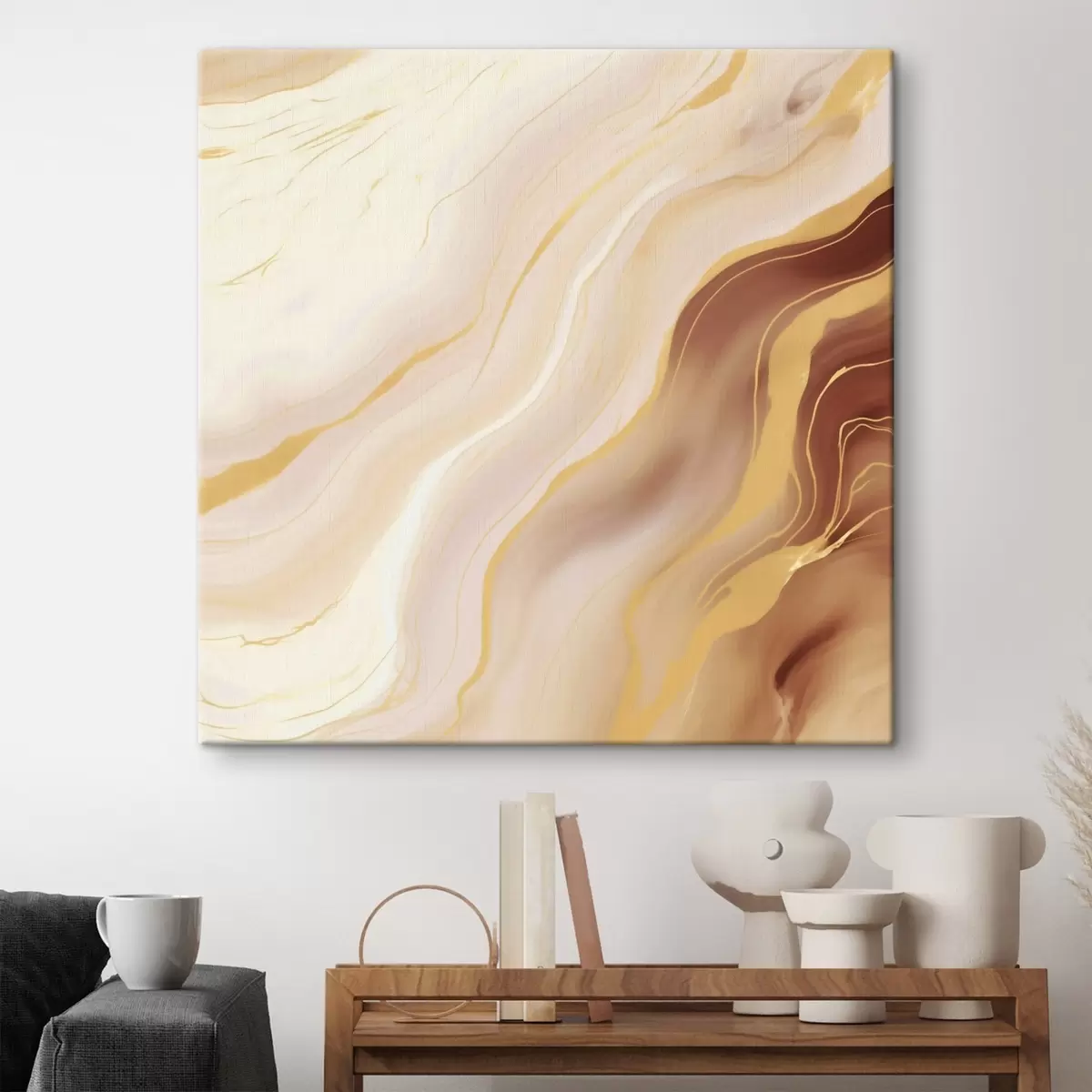 Glezna Kompozīcija ar dabīgiem krāsu pārejiem s46661