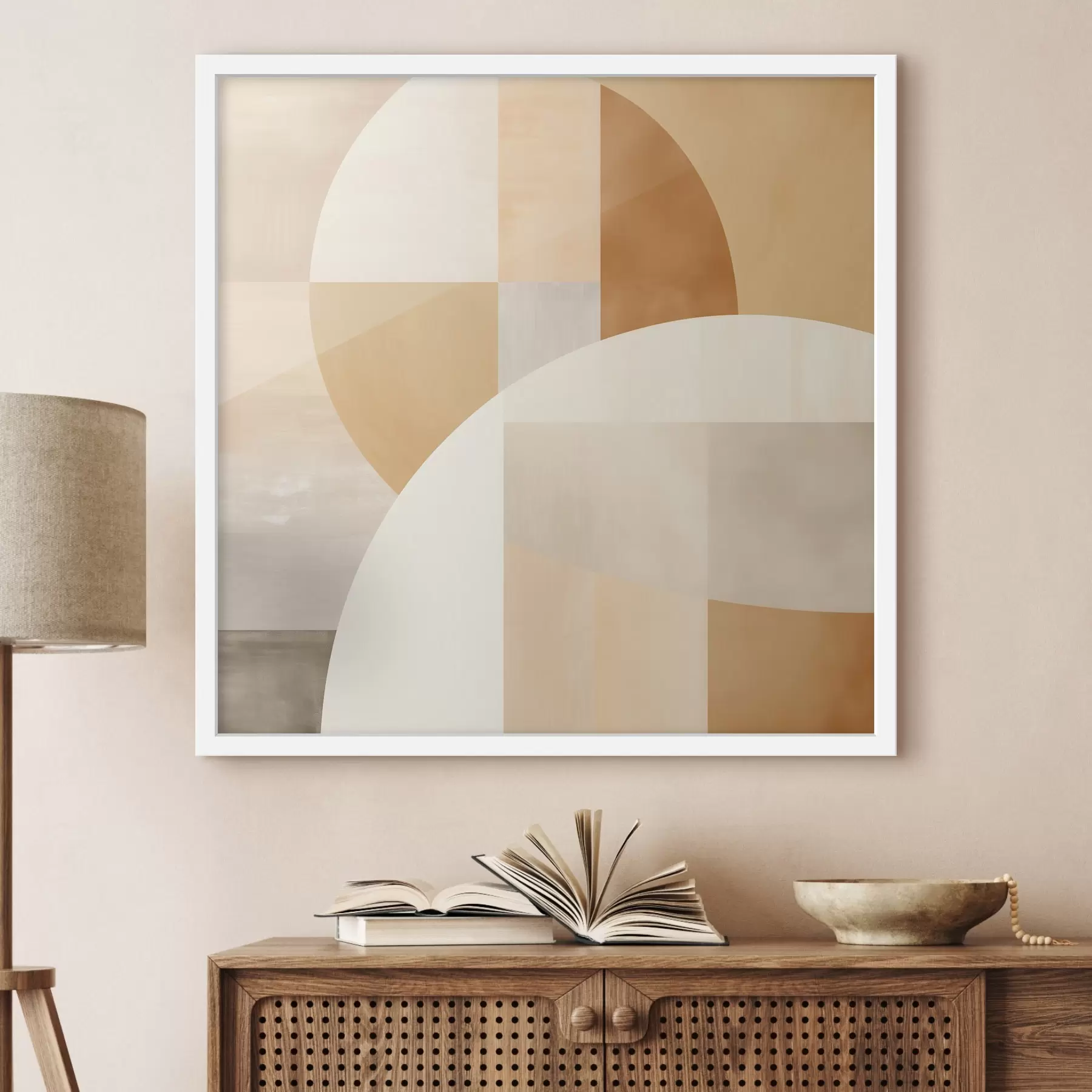 Fototapetes Mākslinieciskā ģeometrija pasteļtoņos f46650