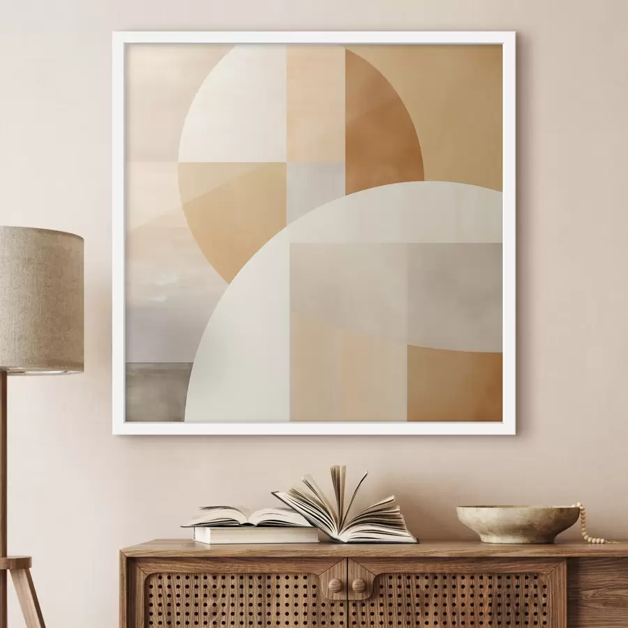 Fototapetes Mākslinieciskā ģeometrija pasteļtoņos f46650