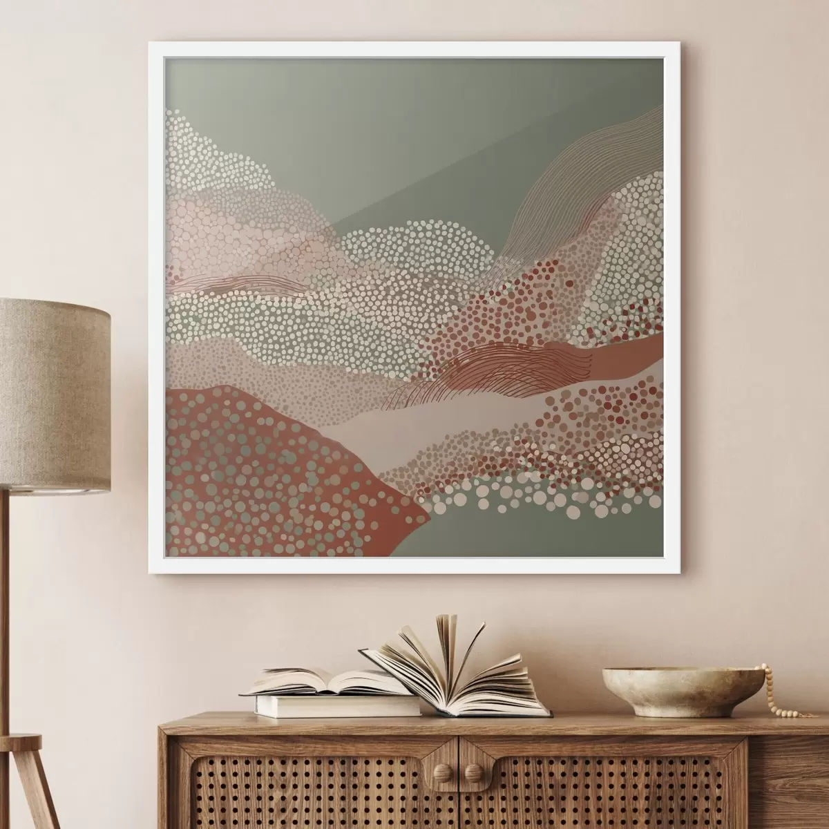 Plakāts Ainava stilizētā izpildījumā f46652