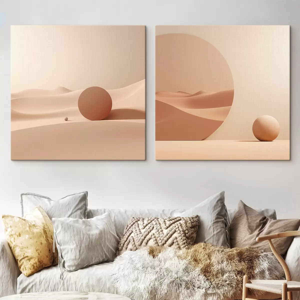 Glezna Kompozīcija ar mierīgām telpām un ģeometrisku formu m00990