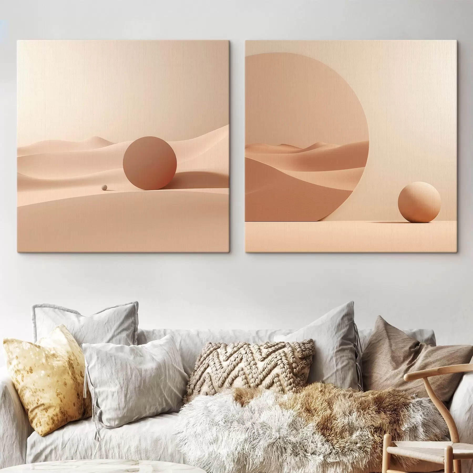 Glezna Kompozīcija ar mierīgām telpām un ģeometrisku formu m00990