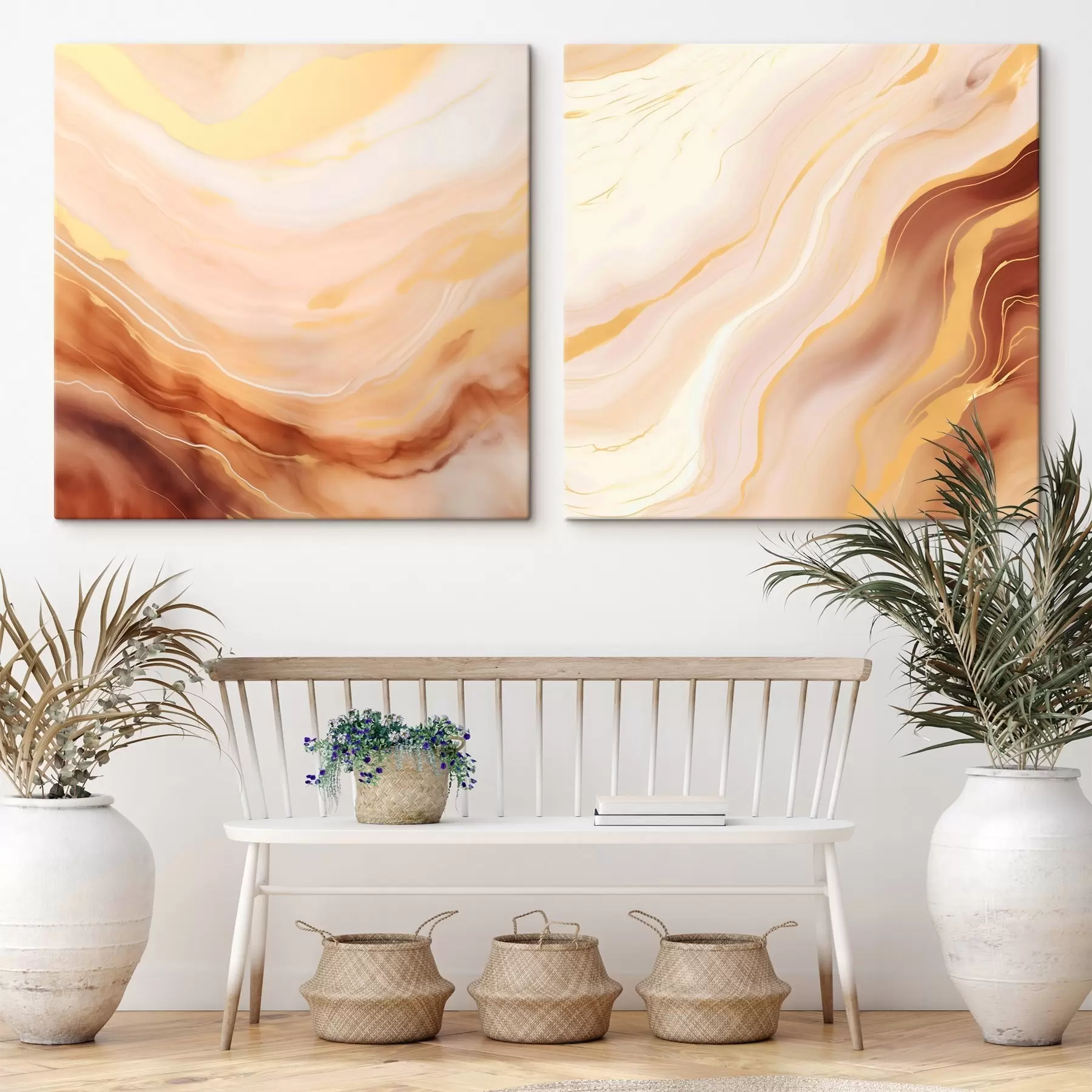 Glezna Vieglas viļņotas struktūras akvareļa tehnikā m00991