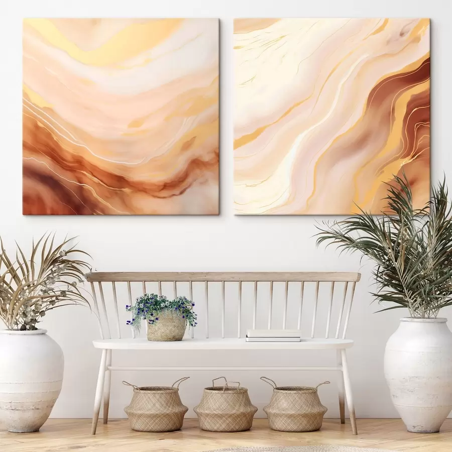 Glezna Vieglas viļņotas struktūras akvareļa tehnikā m00991