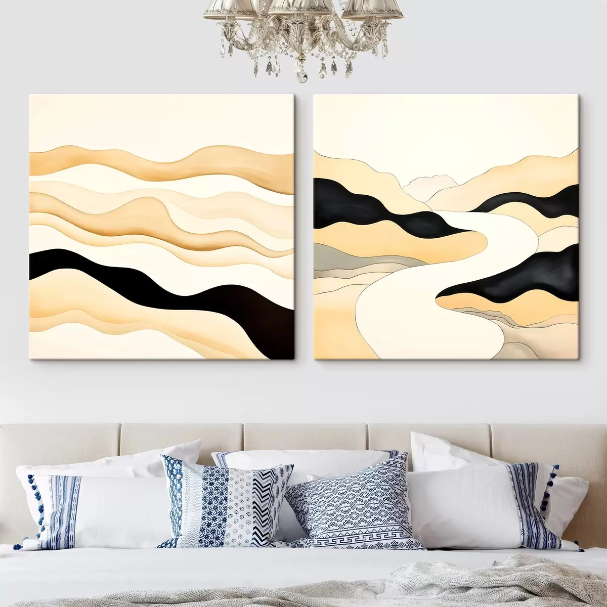 Glezna Abstraktas formas, kas iedvesmotas no dabas ritmiem m00992