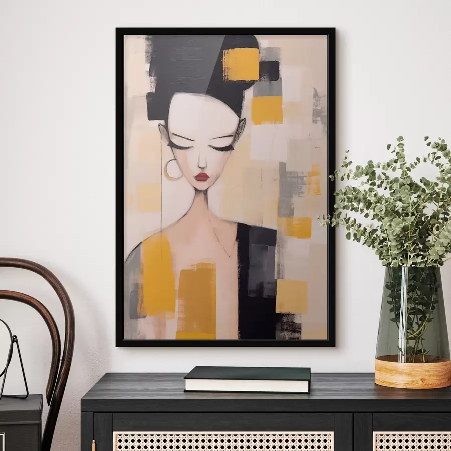 Fototapetes Kubisma portrets f46806