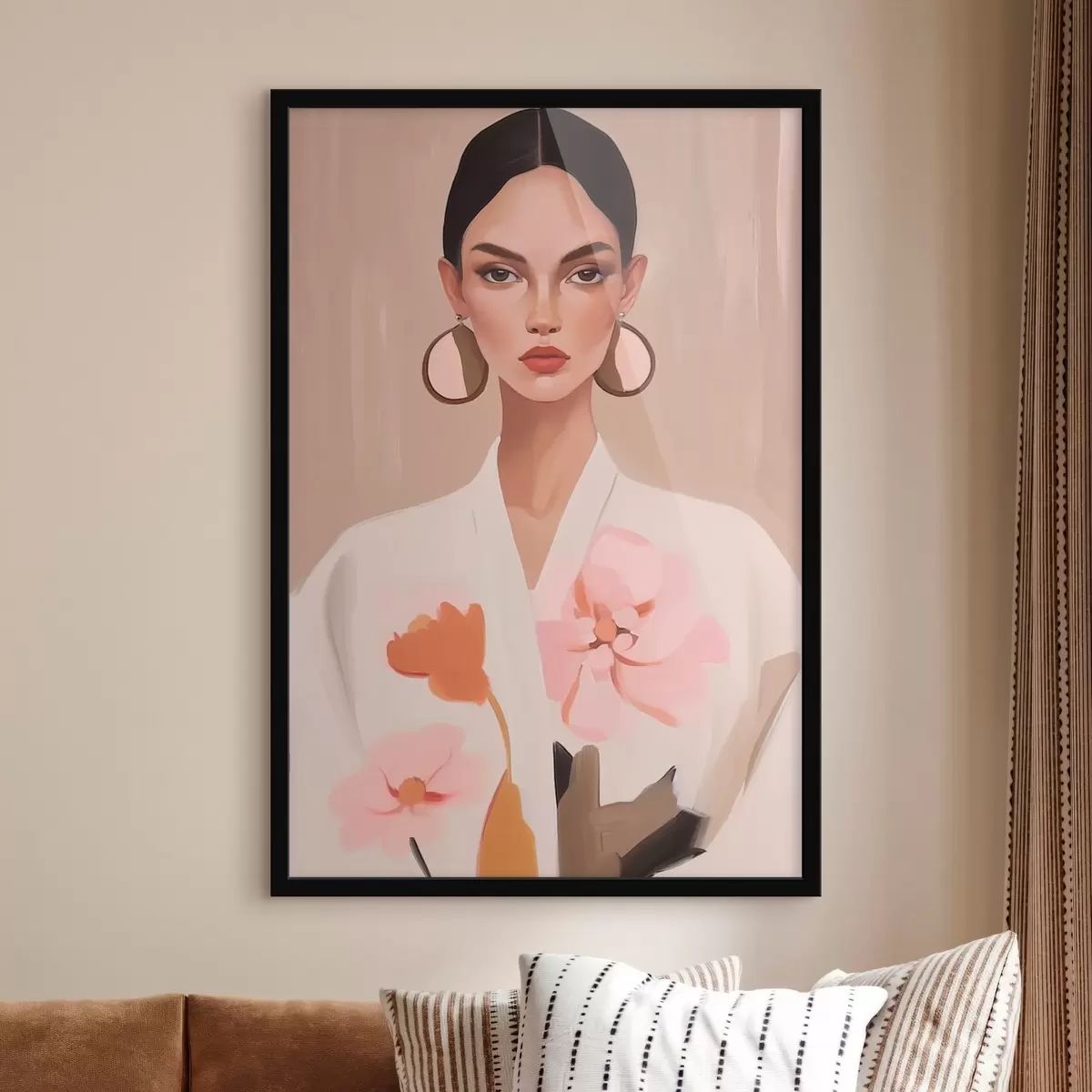 Plakāts Meitenes portrets f46815