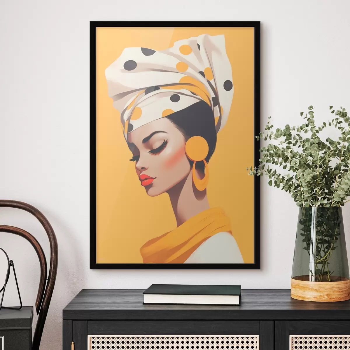 Plakāts Meitenes portrets f46820