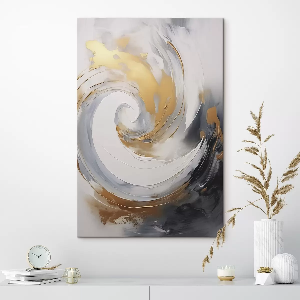 Glezna Abstrakts virpulis s46830