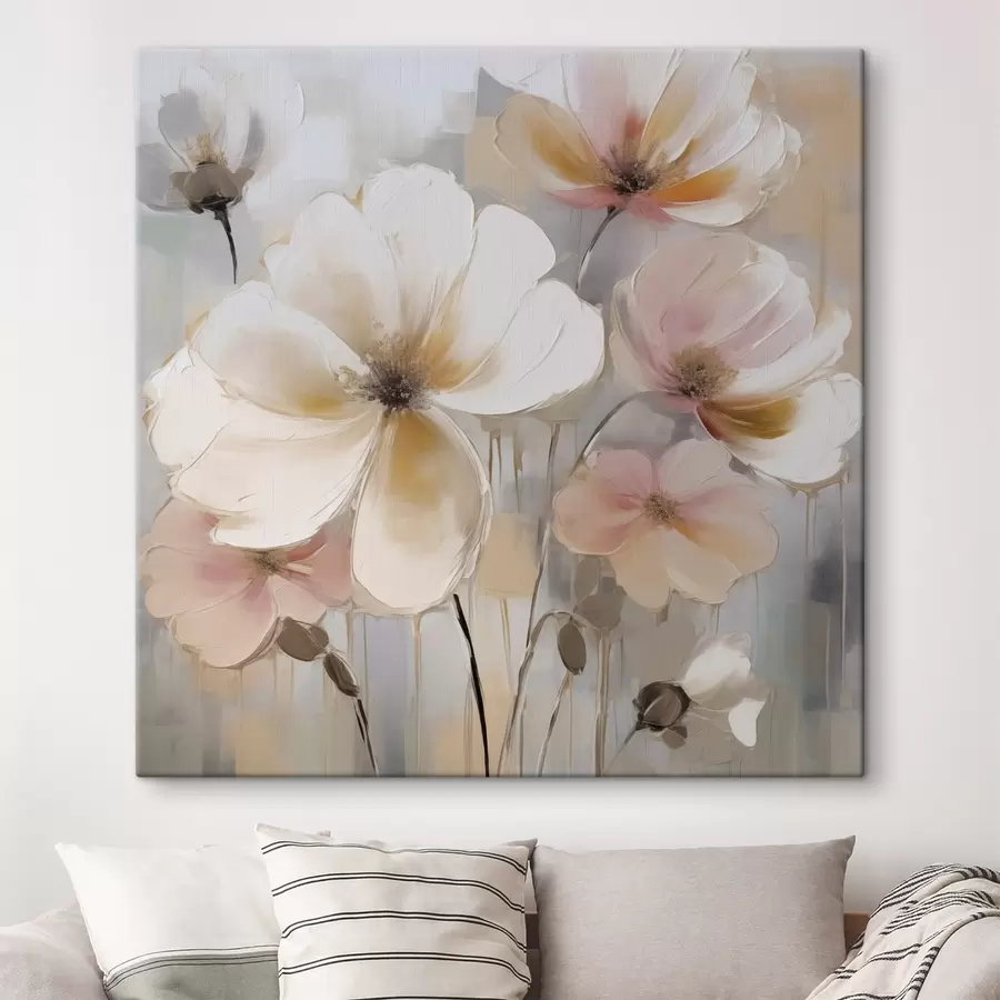 Glezna Primitīvi ziedi s46831