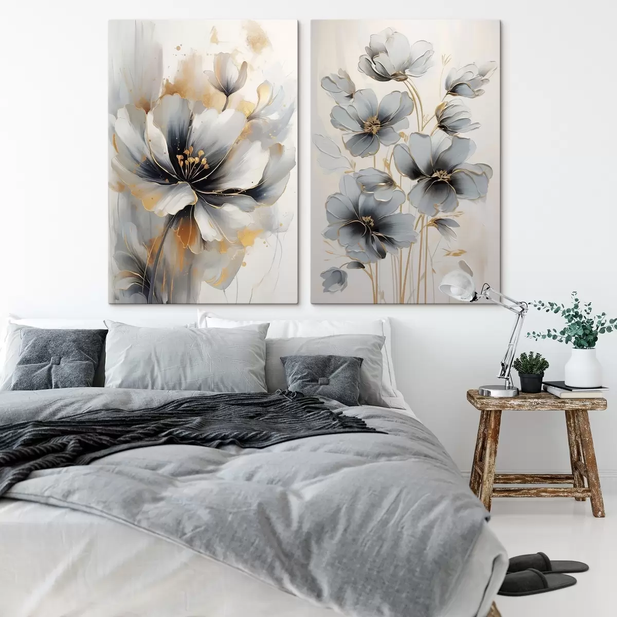 Glezna Abstrakti ziedi m01043