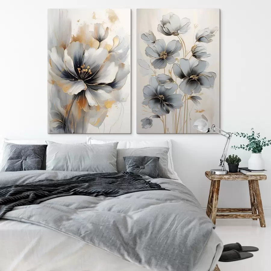 Glezna Abstrakti ziedi m01043