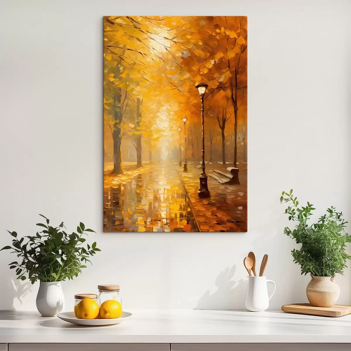 Glezna Aleja rudens parkā s46778