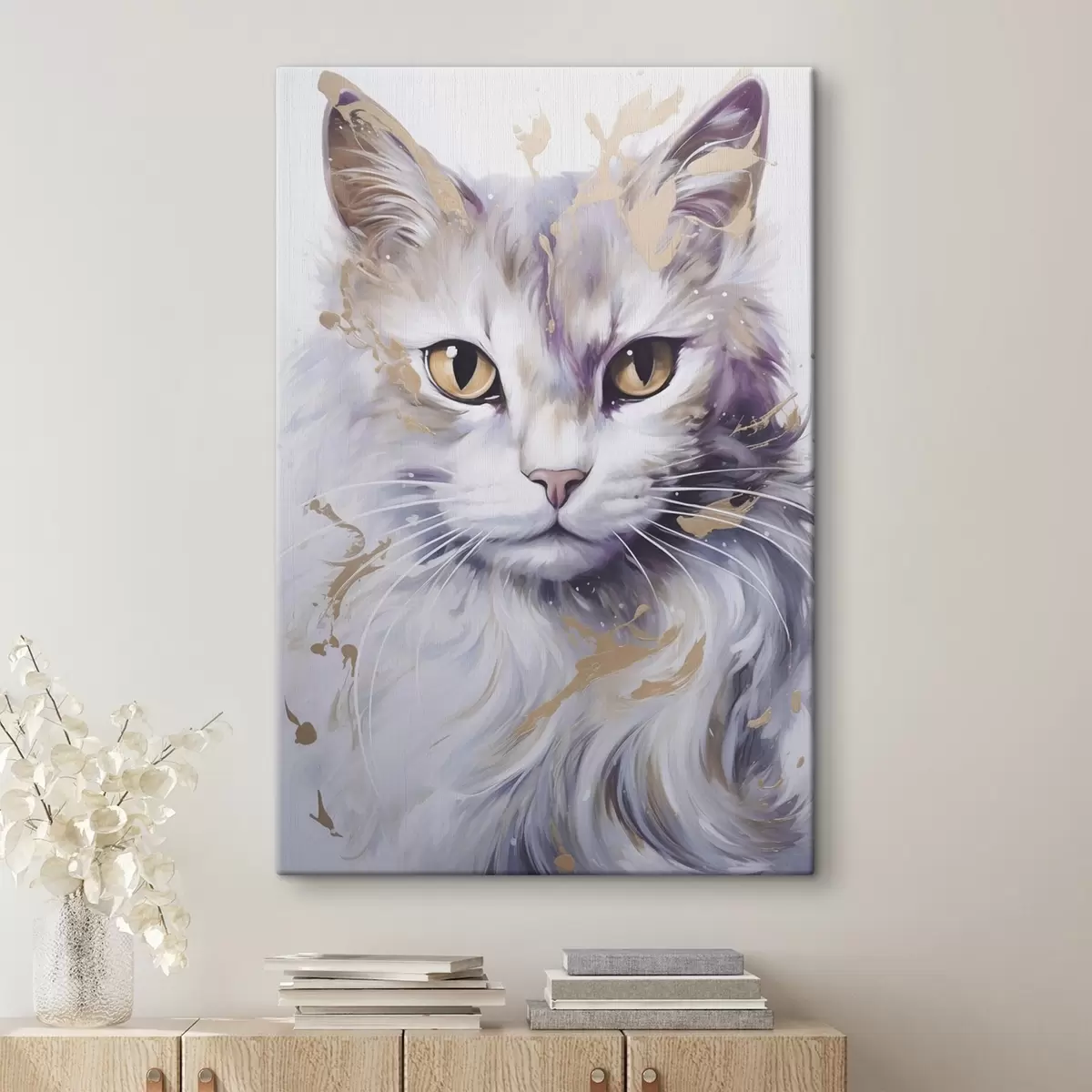 Glezna Abstrakts kaķis s46837