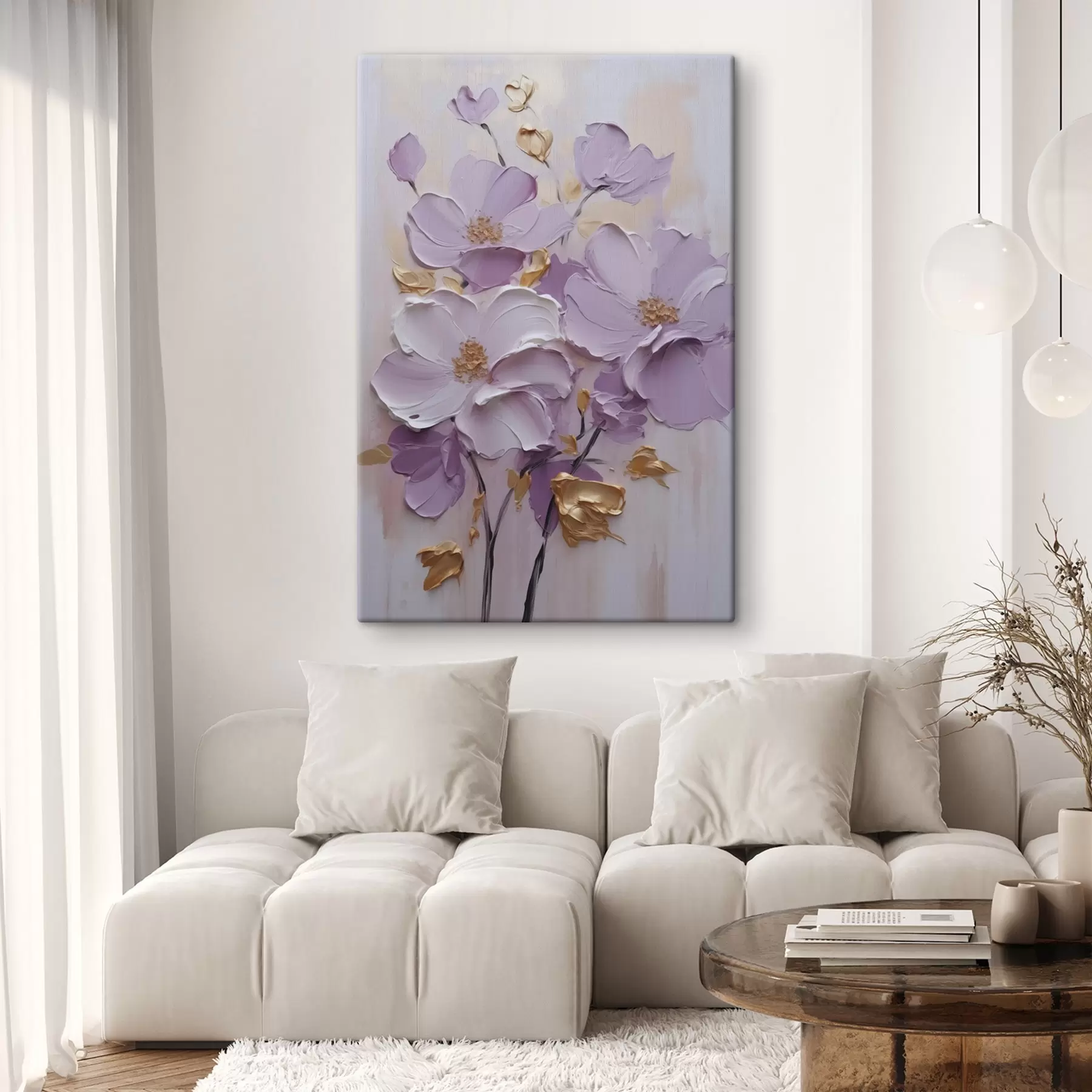 Glezna Abstrakti ziedi s46838