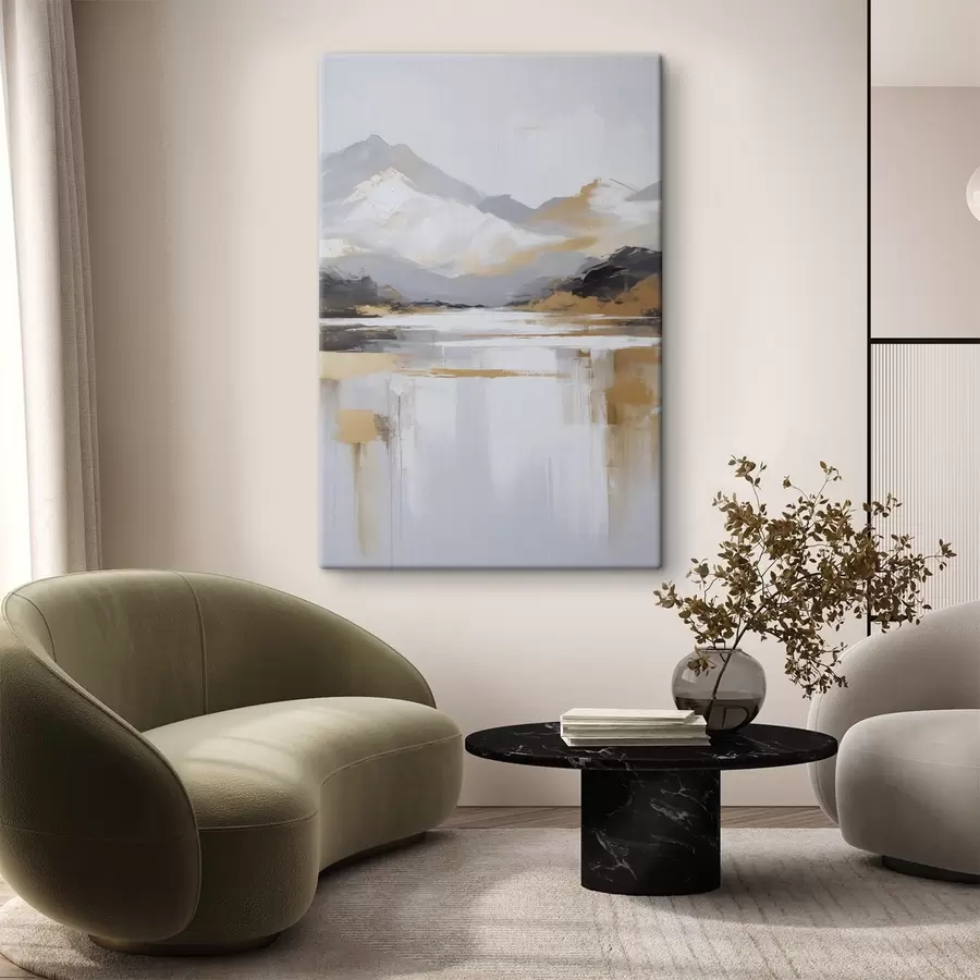 Glezna Abstrakta kalnu ainavas imitācija glezniecībā s46841