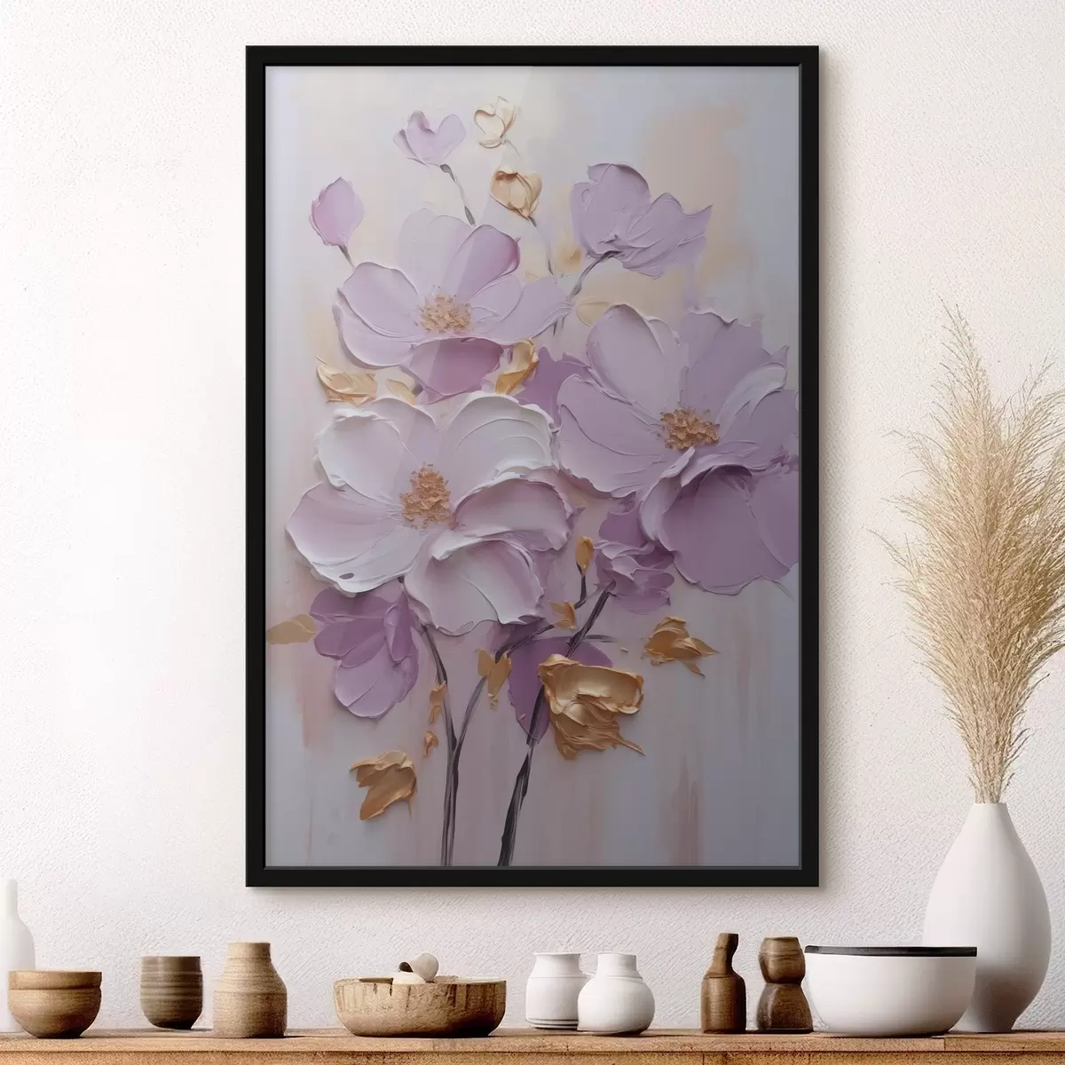 Plakāts Abstrakti ziedi f46838