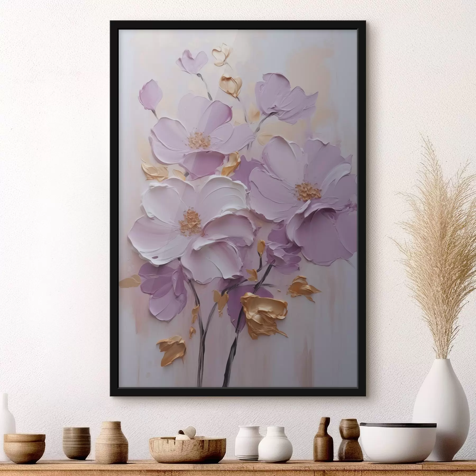 Fototapetes Abstrakti ziedi f46838