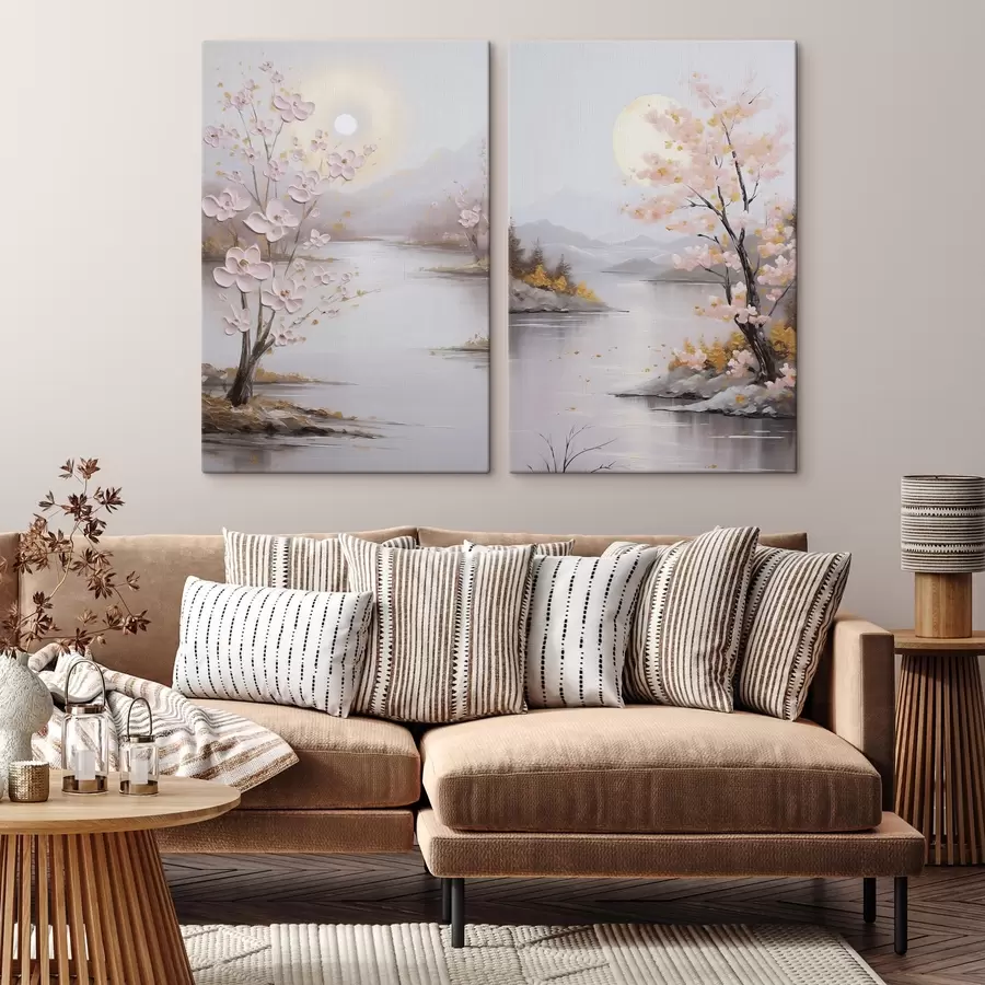 Glezna Abstrakta ainava m01057