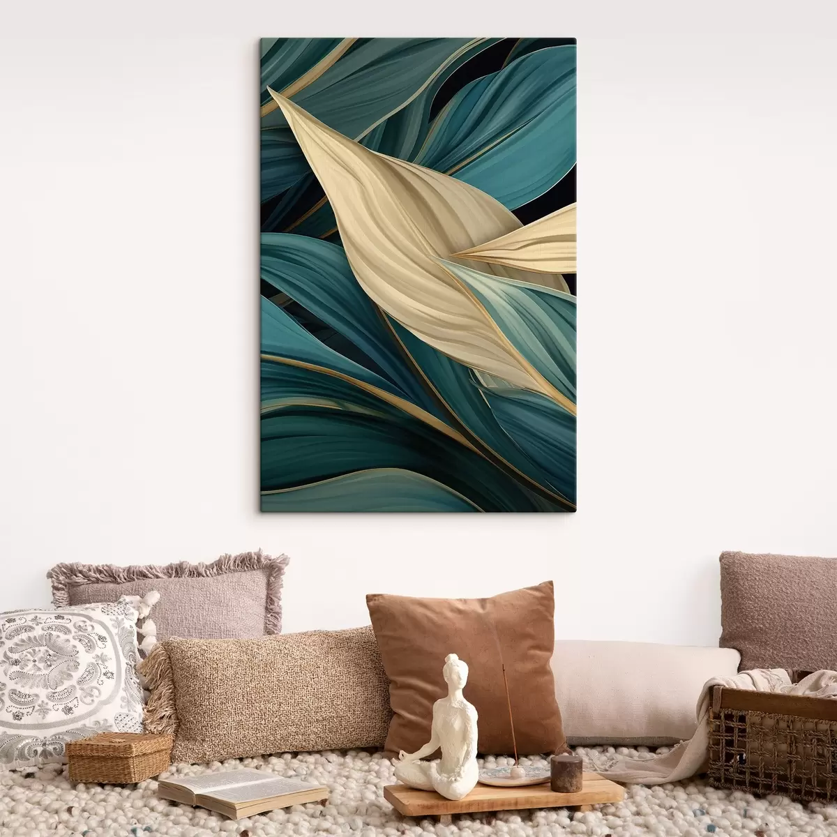 Glezna Lielas abstraktas lapas s46880