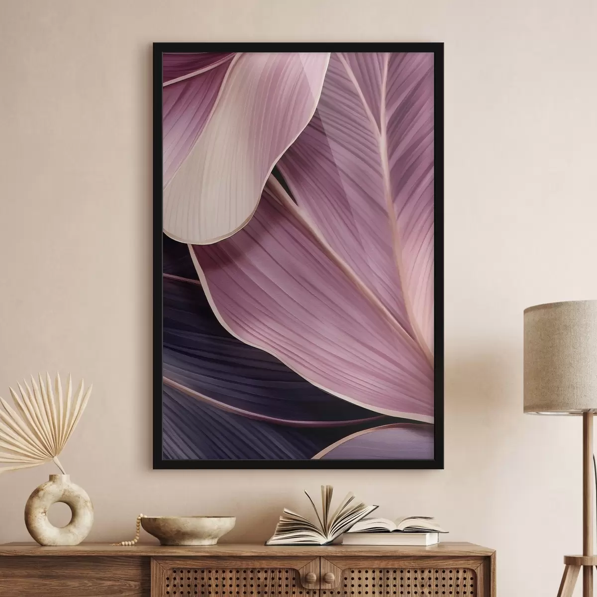 Plakāts Abstraktas lapas f46871